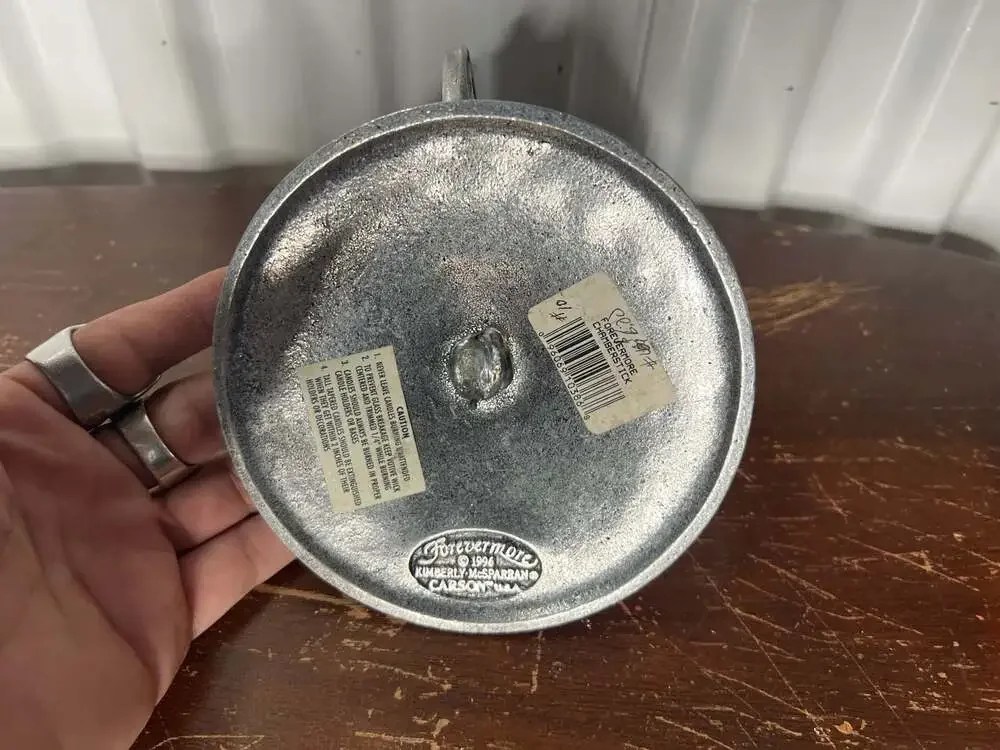 1996 Forevermore Carson Pewter Chamberstick Candle Holder